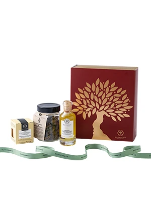 白松露風味橄欖油100ml＋松露帕瑪森醬＋野生羊肚菌(中)＋金饌豐藏禮盒包裝(紅)